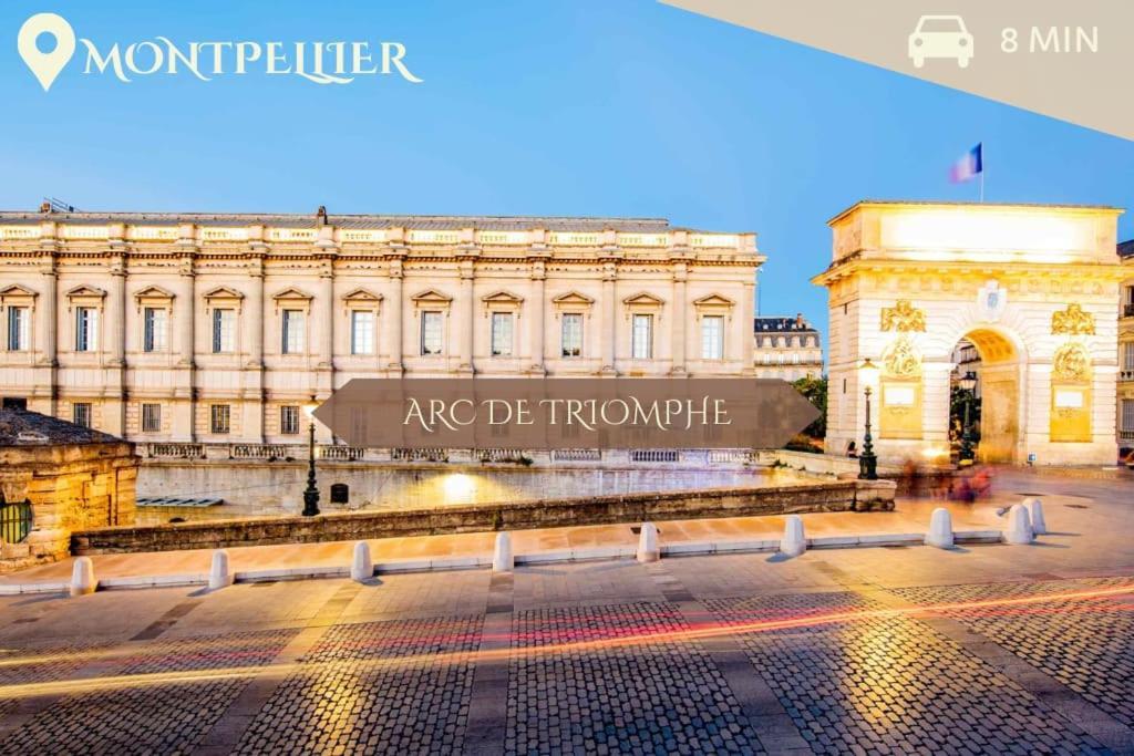 041 - Studio Le Chateau D'O, Appart 4Pers, Parking, Proche Faculte De Medecine Montpellier Exterior photo